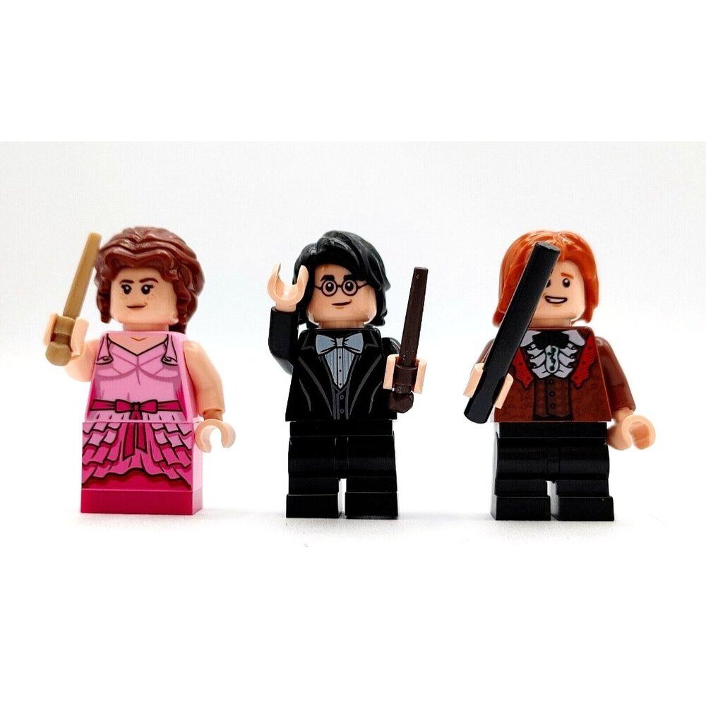 Lego Yule Ball 75981 Mini Figures Ron Weasley, Hermione Granger & Harry Potter